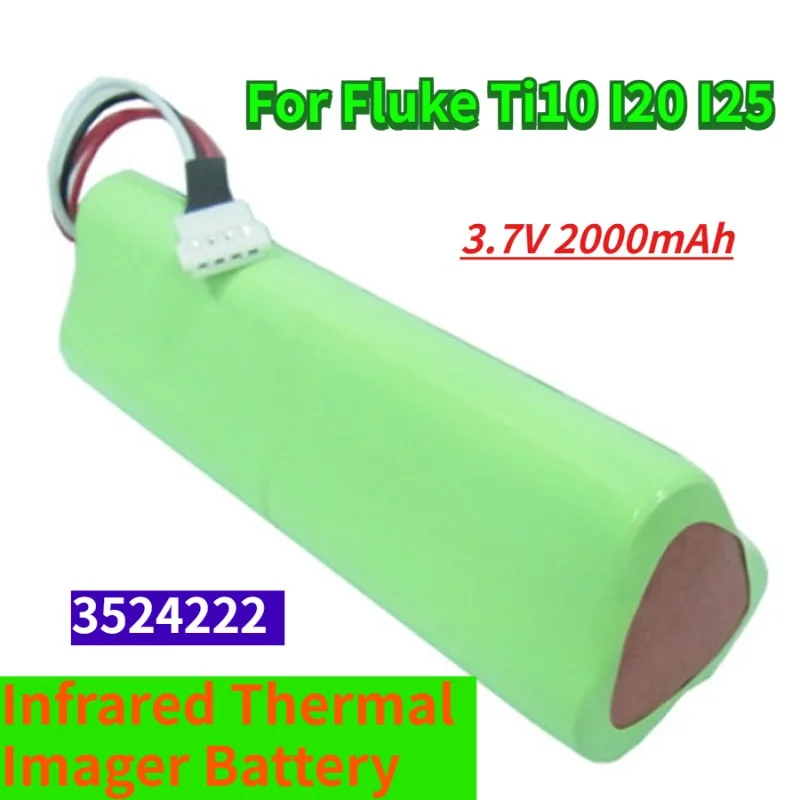 

3.7V 2000mAh Infrared Thermal Imager Battery 3524222 for Fluke Ti10 I20 I25