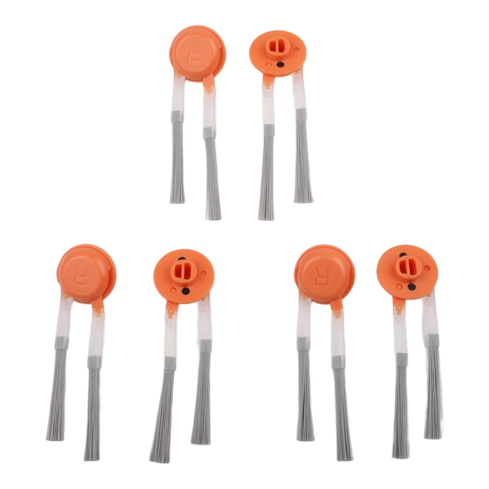 Replacement Side Brushes for NARWAL For Freo for x10 for Pro YJCC027 Robot Vacuum 6 Pieces Nylon Brushes for Thorough Cleaning