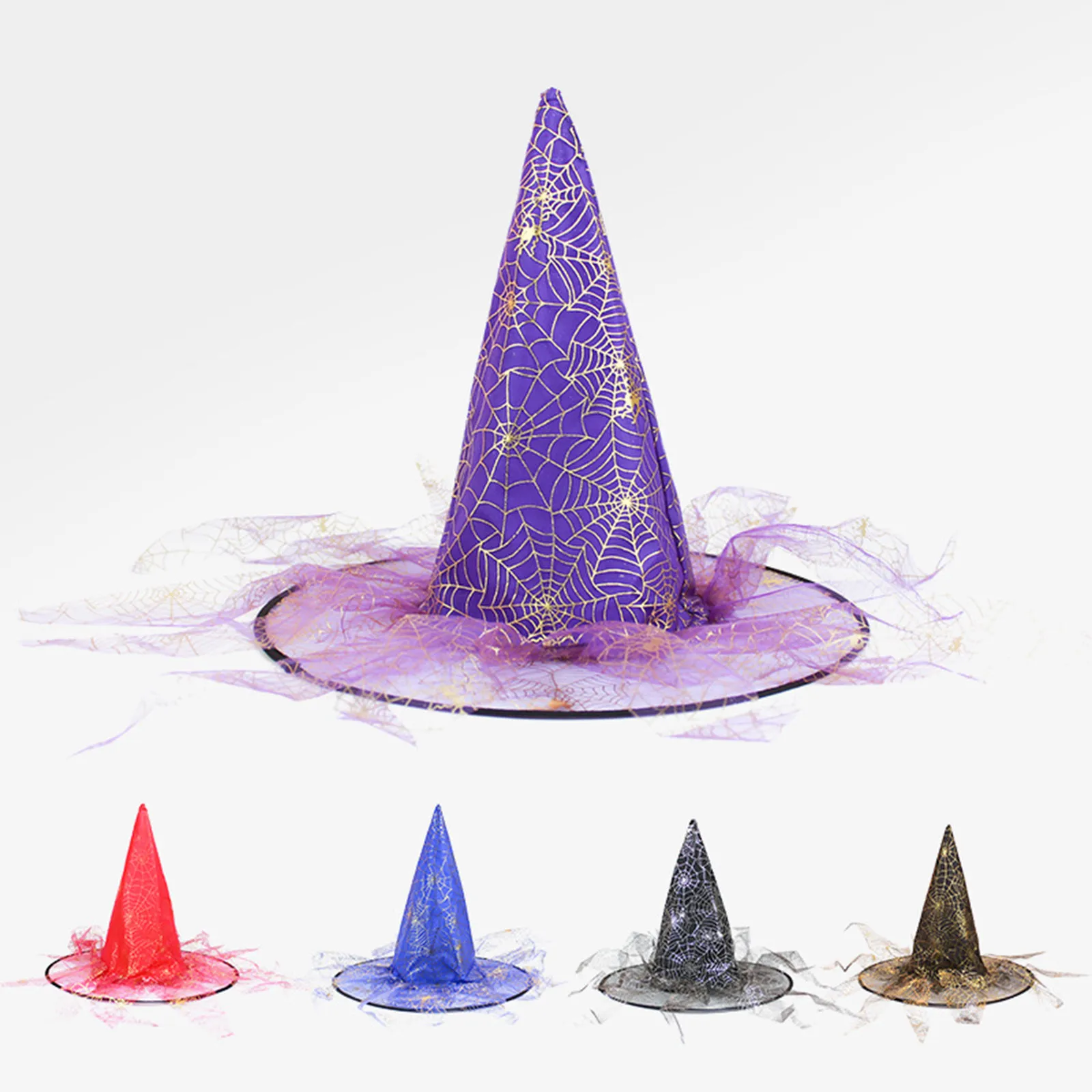 

Children Witches Hats Halloween Party Supplies Costumes Decorative Props Witch Children Hat Halloween Cosplay Headdress Hat