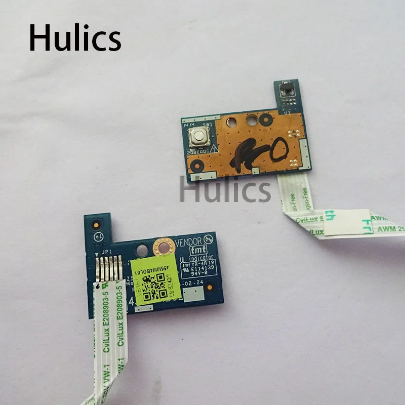 Hulics Used FOR ACER ASPIRE E5-521 E5-571 E5-511 POWER BUTTON BOARD With Cable Z5WAH LS-B161P