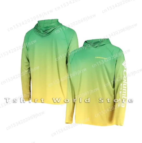 كولومبيا Pfg قمصان الصيد مقنعين الصيف الرجال طويلة الأكمام ملابس الصيد Upf 50 تنفس الصيد Camisetas Pesca دي Pesca #2