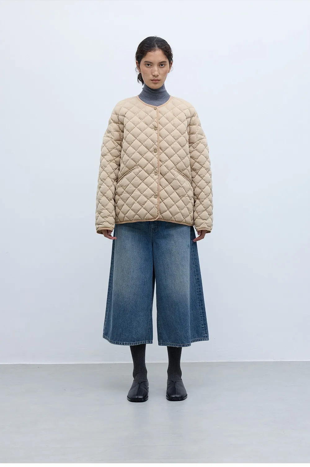 Large-Scale Turtle Back Style 90% White Duck down Lightweight Classic Quilted Pattern down Jacket 2025 Autumn Winter New Top