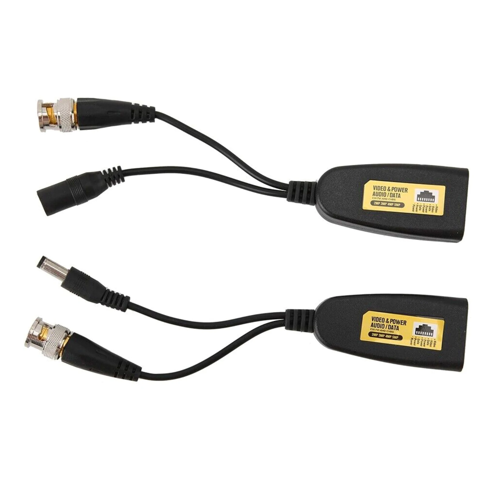 

5-мегапиксельные HD-видеоразъемы BNC в RJ45, преобразование витой пары Ethernet-передатчика, поддержка видеосигнала AHD CVI TVI CVBS CCTV