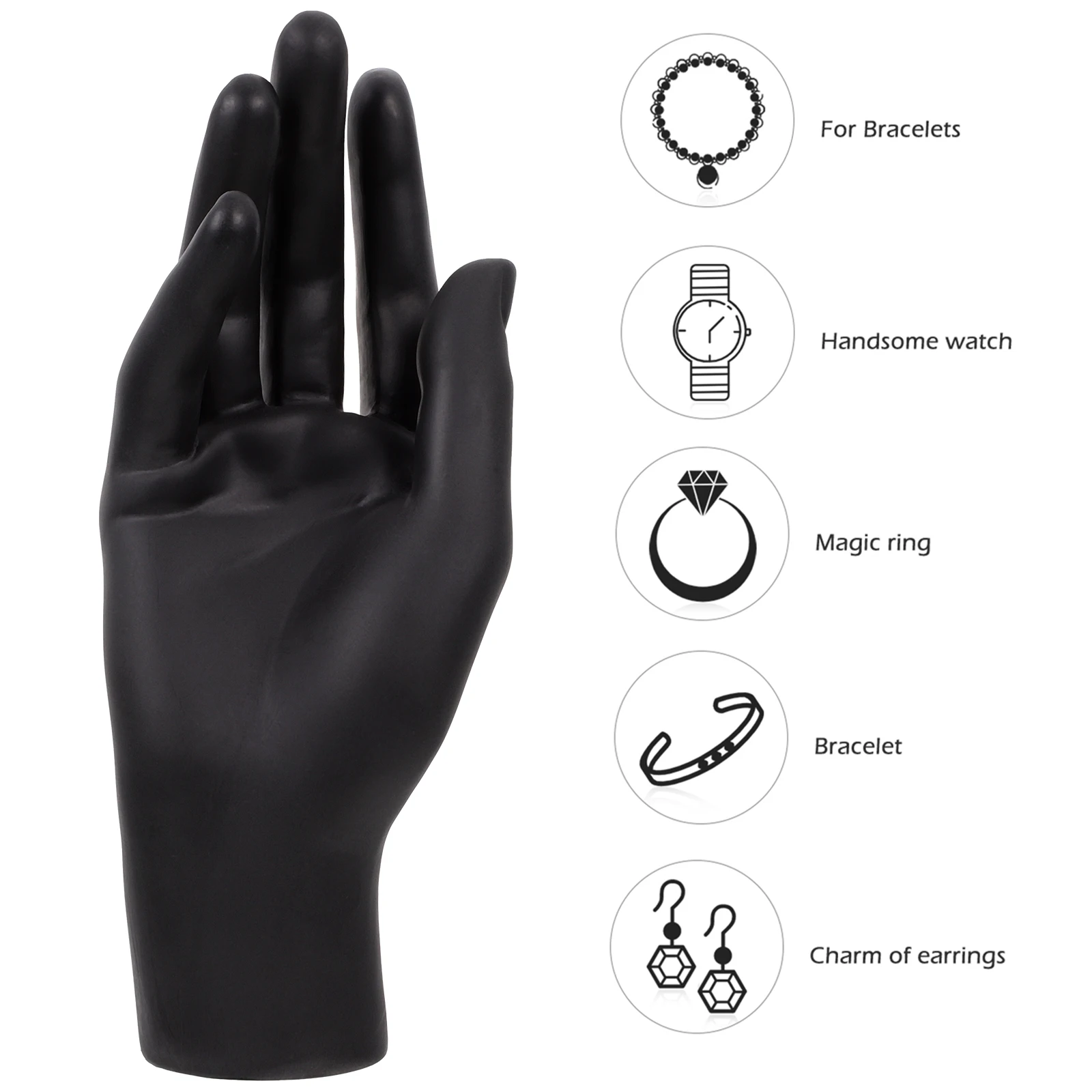 

1pc Jewelry Ring Bracelets Stand Display Rack Holder Form For Rings Bracelets Jewelry Display Hand Holder Ring Stand Hand