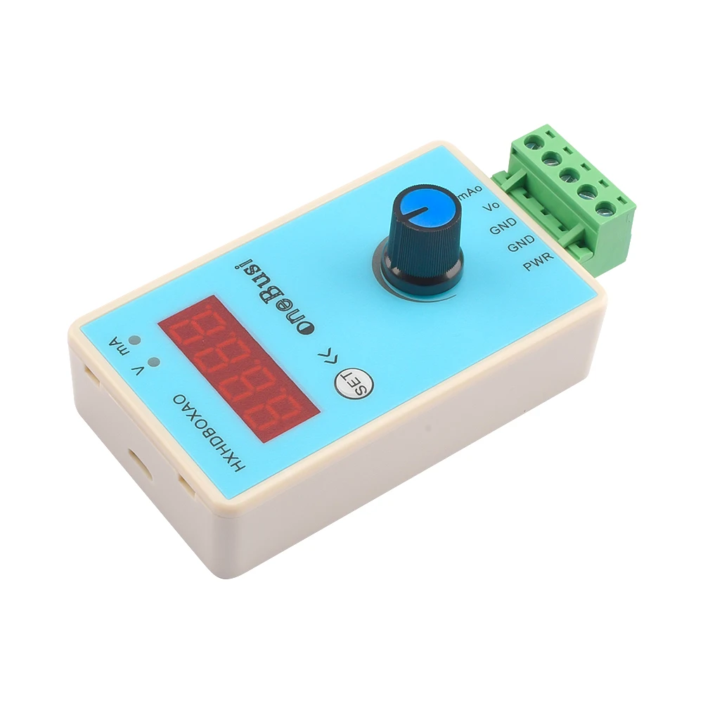 Handheld 0-10V/2-10V 0-20mA/4-20mA Signal Generator Adjustable Current Voltage Analog Simulator Signal Sources Output 15-26V