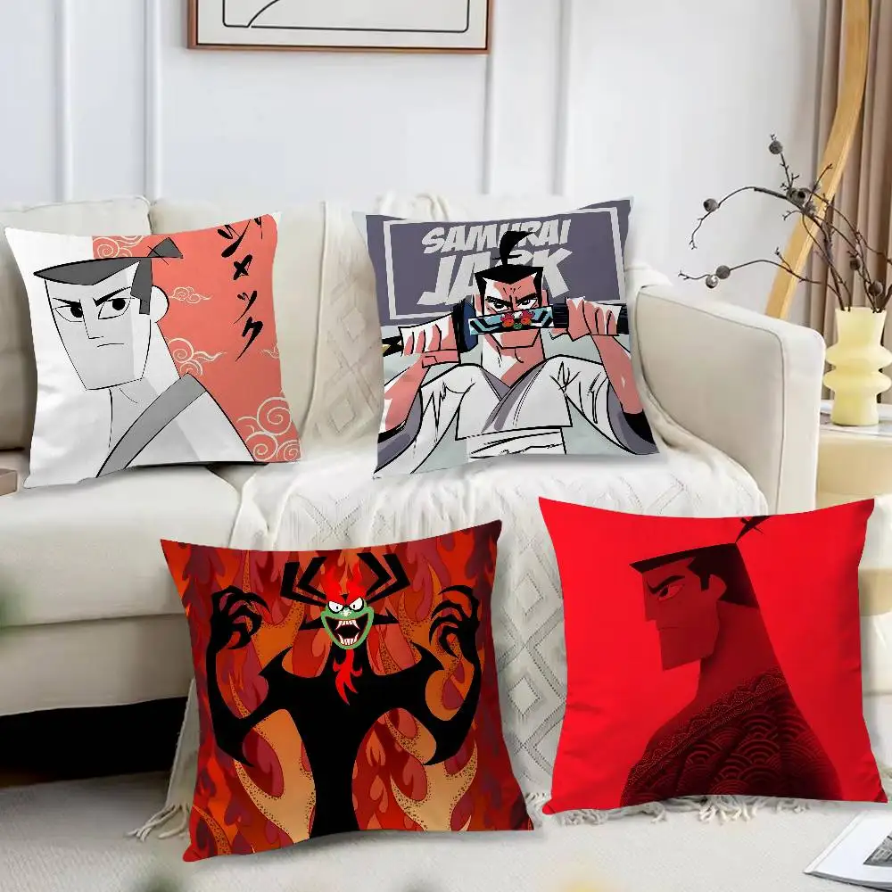 Filme s-samurai jack fronha padrão impresso fronha para sala de estar sofá capa de almofada & decoração do quarto