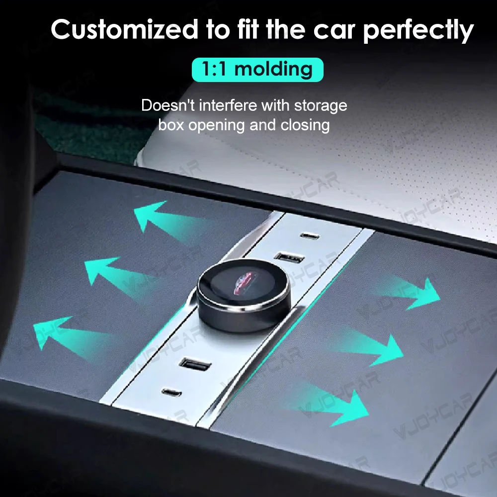 Para Tesla Model 3 Highland New Y Juniper LCD botón de cambio de marchas puertos USB tipo C rendimiento Plug & Play 2 en 1 perilla de carga y cambio