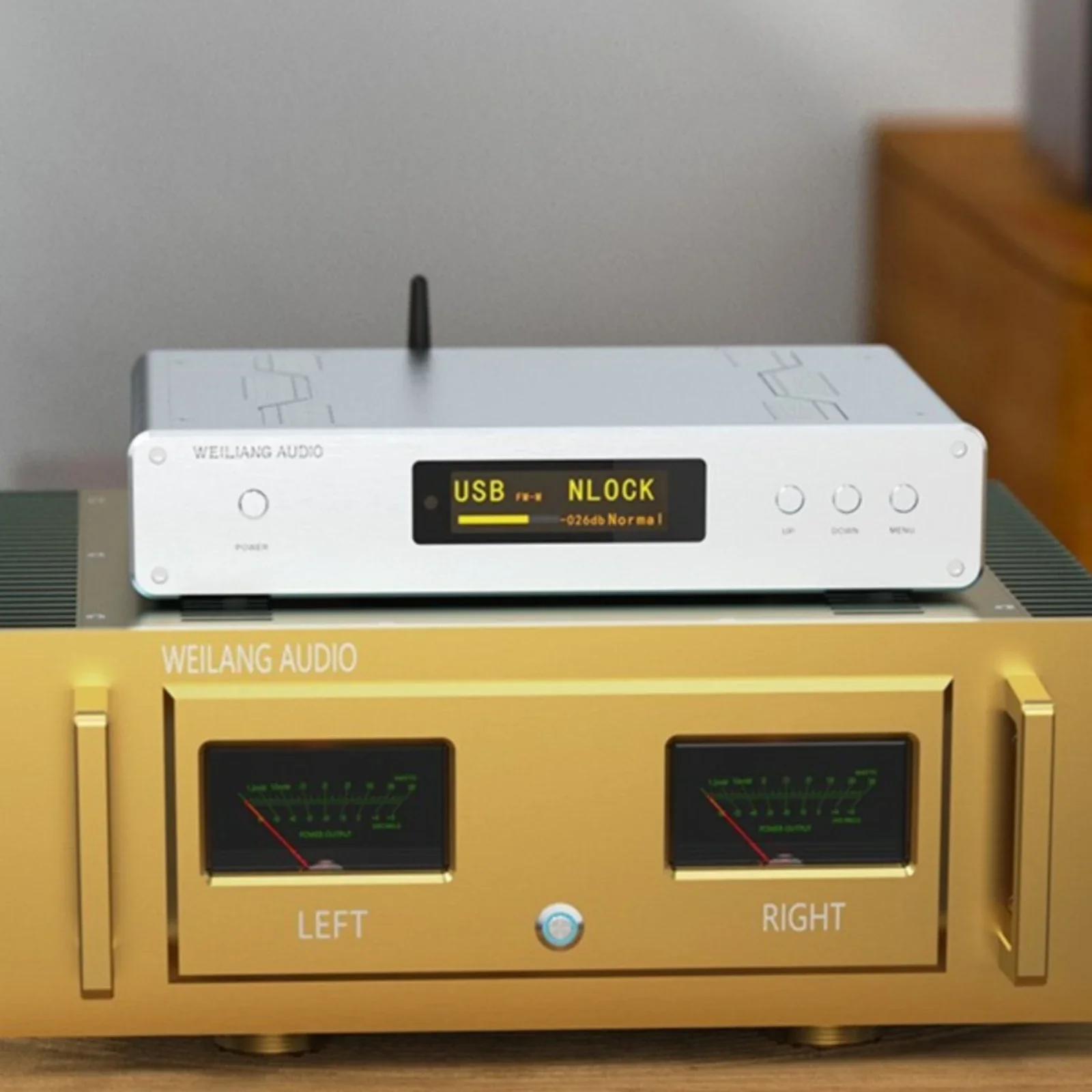 AMXEKR 1:1 Replica Accuphase A-60 20W Pure Class A Professional เครื่องขยายเสียง Hifi Fever เสียง Pure ระดับด้านหลังสําหรับ Home