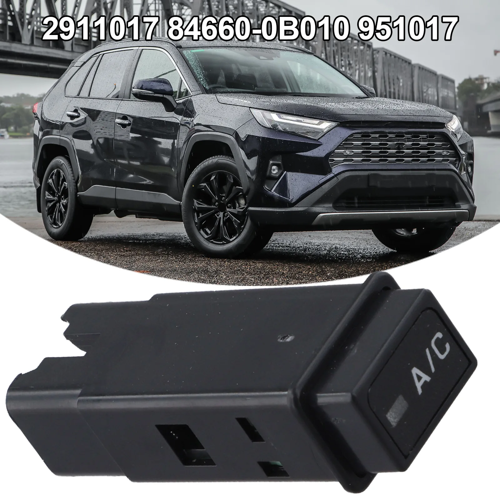 

Совместимая кнопка-переключатель кондиционера для Toyota Pickup 1989-1995, T100 1993-1998, 1995-2000, 1995-1997, RAV4 1996-2000