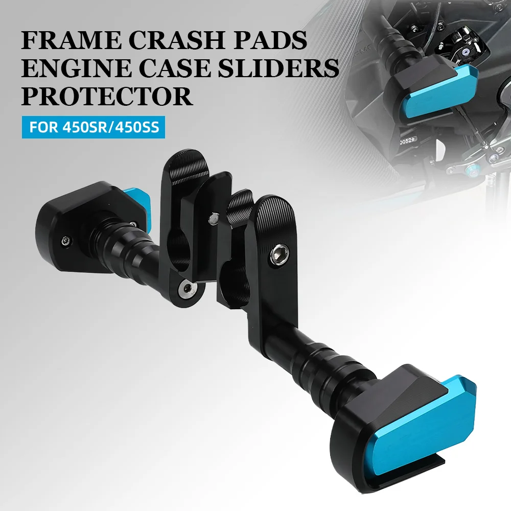

FOR CFMOTO 450SR 450SS 2022-2023-2024 Frame Crash Pads Engine Case Slider Protector Anti falling bar of Exhaust pipe 450 SS SR