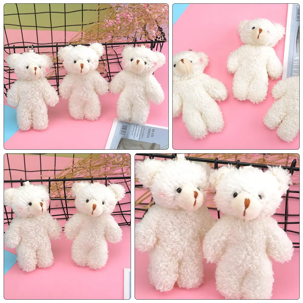 

3Pcs Premium Bear Shaped Key Chains Lightweight Easy Carry Key Ring Holders for Bag Backpack Decoration Gift Birthday Present
