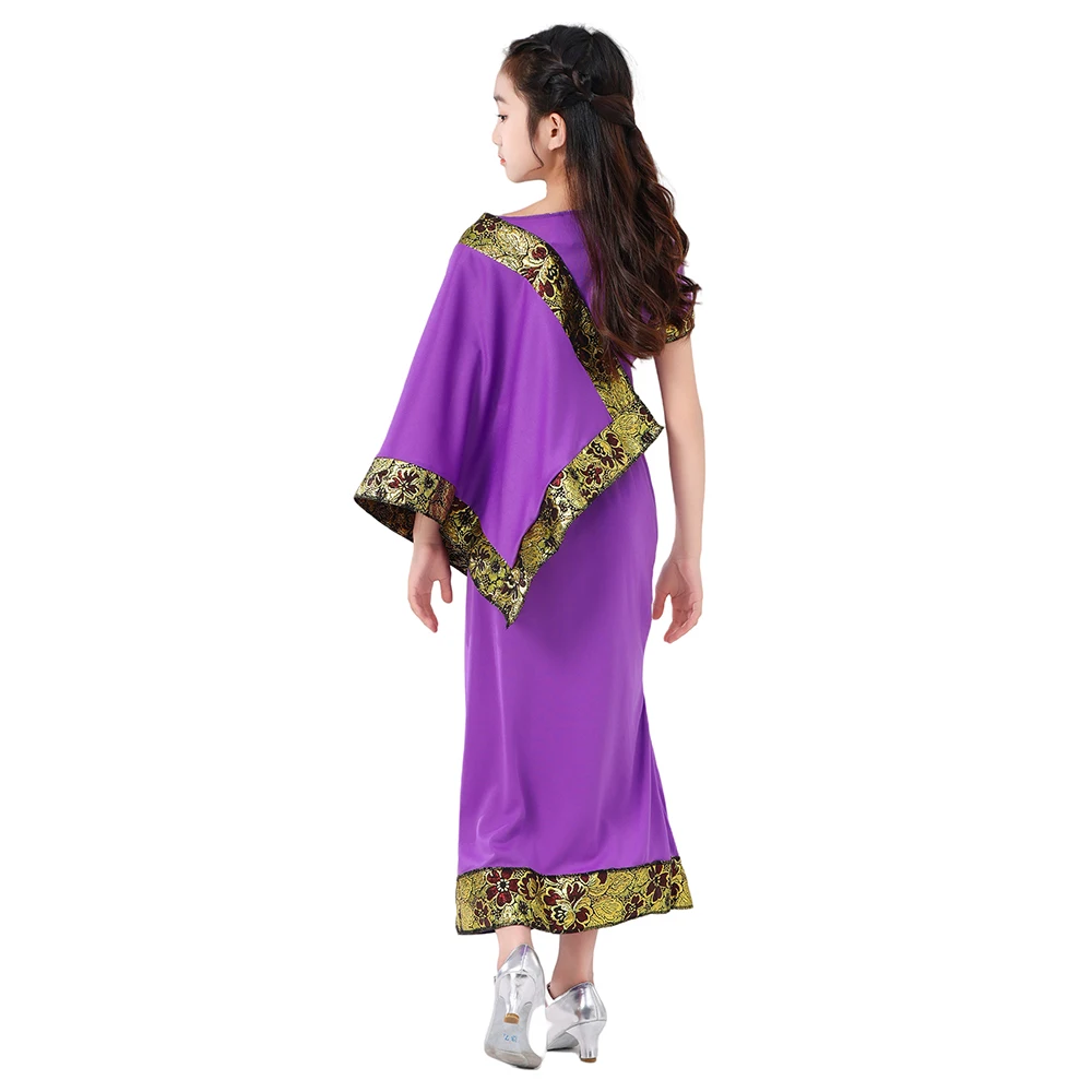 Glamorous National Indian Girls Dress-up Children Nativity Bollywood Princess Ethnic Fancy Dress Sari Costume