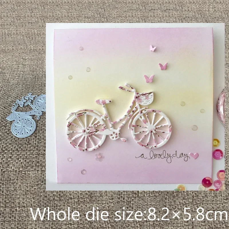 

New Design Craft Metal Cutting Die cut dies butterfly heart bike Decorative scrapbook Album Paper Card Embossing die cuts