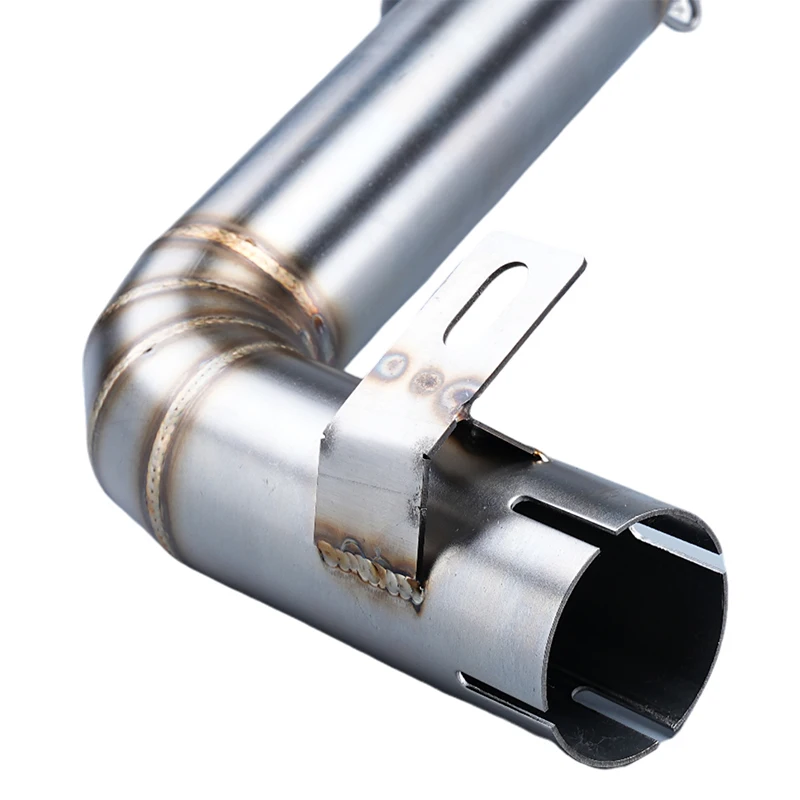 Slip On For Duke 125 200 390 RC390 2011-2016 Motorcycle Exhaust Middle Link Pipe Stainless Steel Modified Escape Muffler Tube - view 4