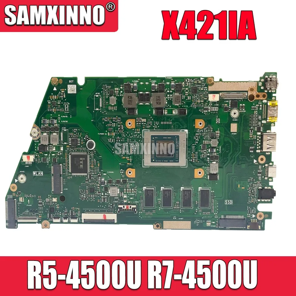 

SAMXINNO X421IA Mainboard For ASUS Vivo Book X421IAY X521IA Laptop Motherboard R5-4500U R7-4700U AMD CPU 8GB 16GB RAM 100% Work