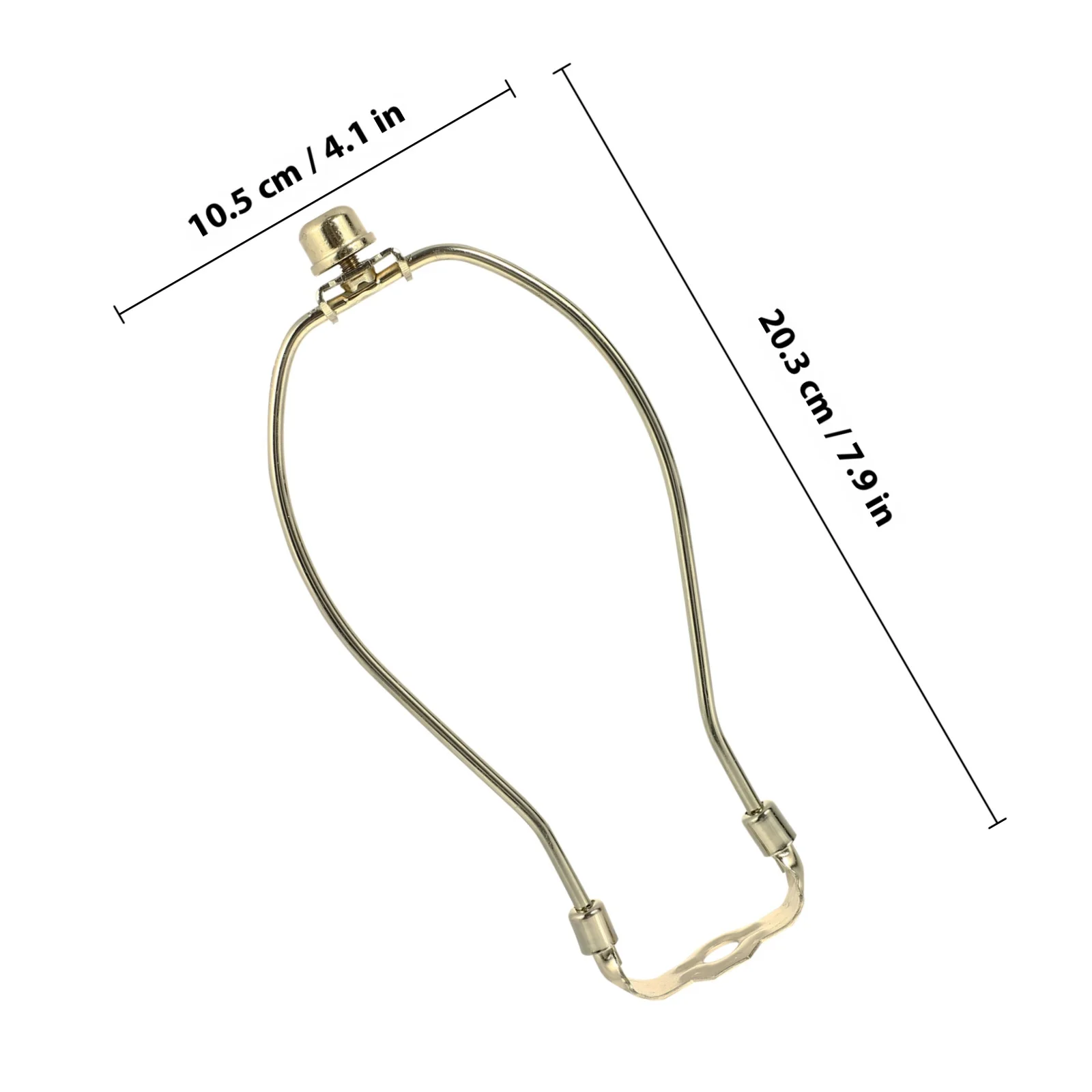 Kit di 2 Supporti per Paralume, Parti di Ricambio Robuste e Antiruggine per Lampade da Tavolo e da Terra, Accessori per Illuminazione Casa e Ristorante