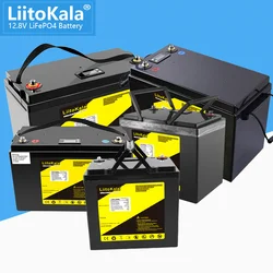 Liitokala 12v 200ah 300ah lifepo4 Batterie 100ah 120ah 150ah Camper wasserdichter Golf wagen Offroad Off-Grid Solarenergie