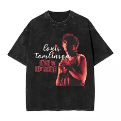 Louis Tomlinsons Faith In The Future T Shirts Hip Hop Washed Cotton Harajuku T-Shirt Fashion Men Women Tops Printed Tee Shirt