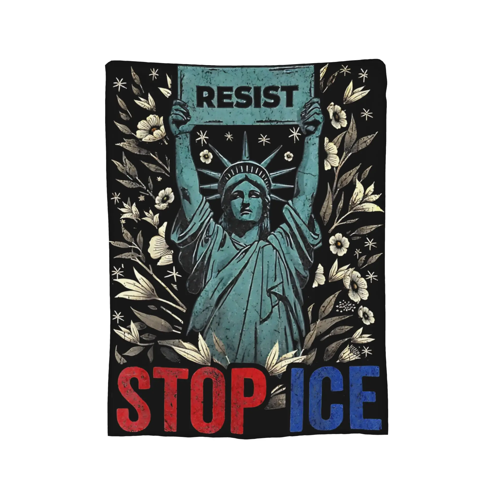 Melt ICE, Pro Immigration, Abolish ICE  Blanket Multi-size Super Soft and Warm  Throw Blankets for Sofa Couch and Bed