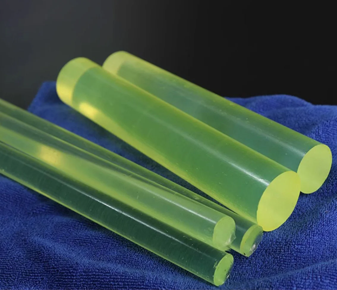 Dia 2-60Mm Lengte 300/500Mm Massief Pu Polyurethaan Ronde Bar Elastische Rubber Bouwmachines Schokabsorberende Staafstokken