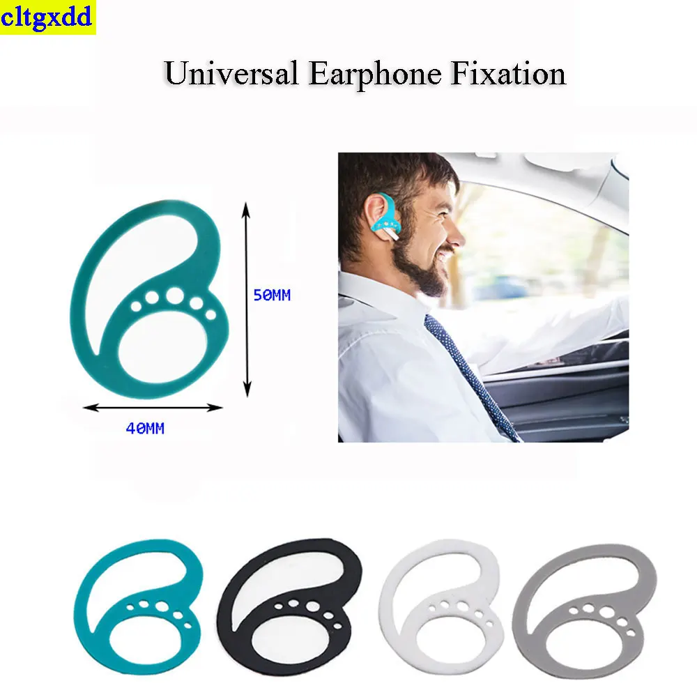 1 pair of Bluetooth compatible universal wireless earphone holder drop proof silicone worry free mobile ear clip earplug protect