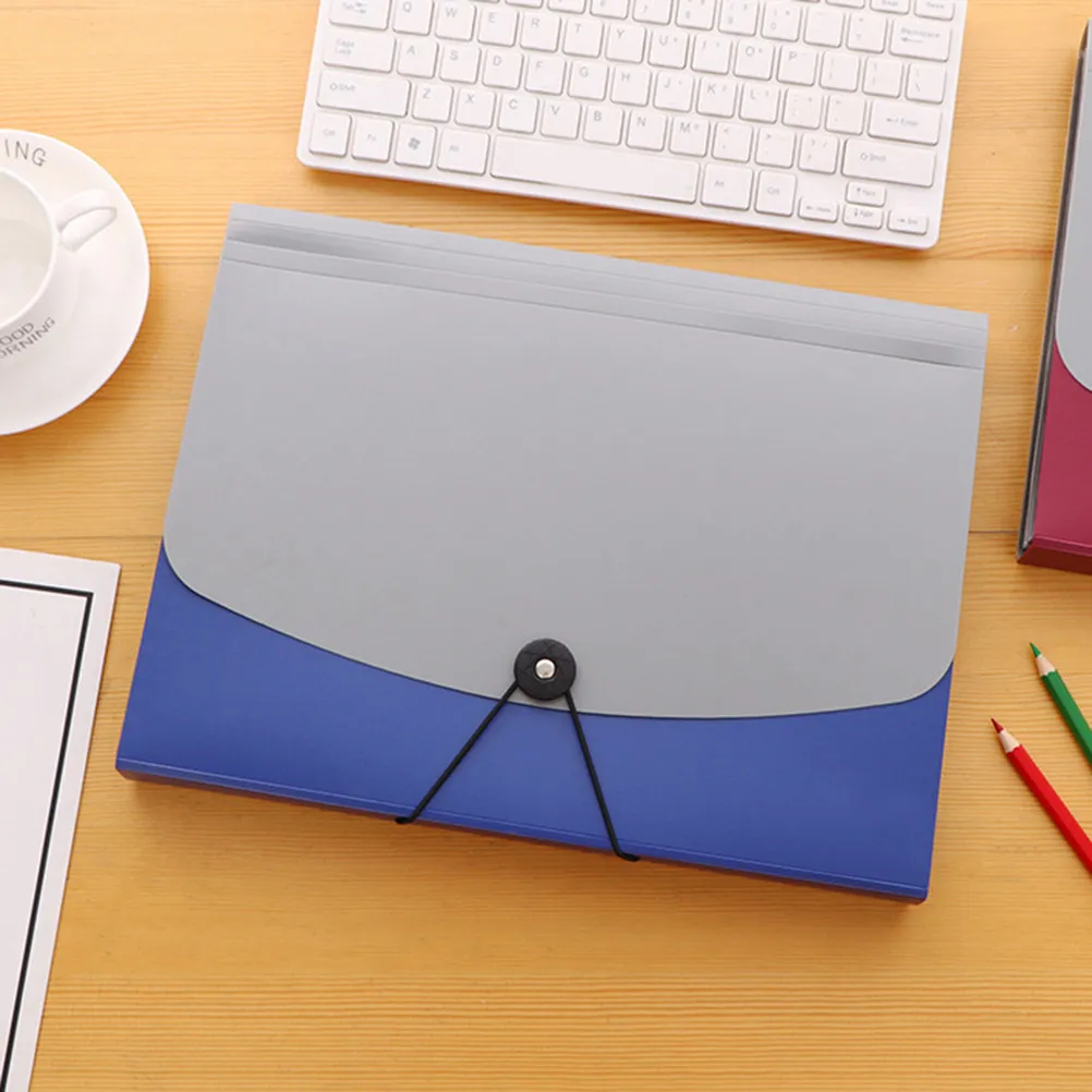 

1Pcs A4 Expanding File Folder 13 Layers Waterproof PP Material Accordion File Organizer with Colorful Labels Document Storage