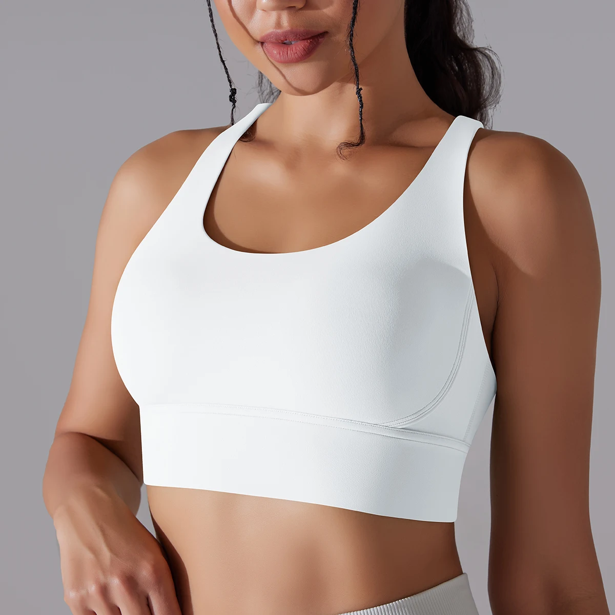 Frauen Yoga BraTank Tops für Fitness Nacktes Gefühl Sport Bh Gym Weste Frauen Leibchen Workout Unterwäsche Sportswear Outfit – Detail 4