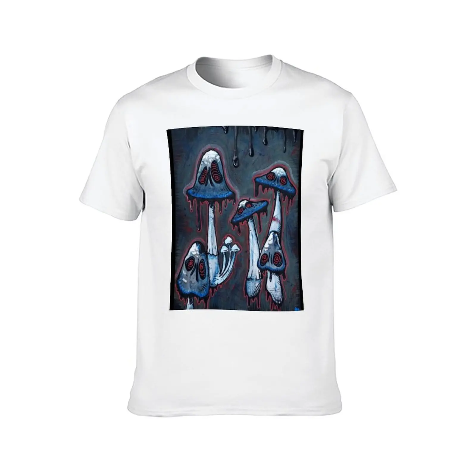 Inky Cap Mushrooms T-Shirt t shirts with prints graphic t shirts for man T-Shirt