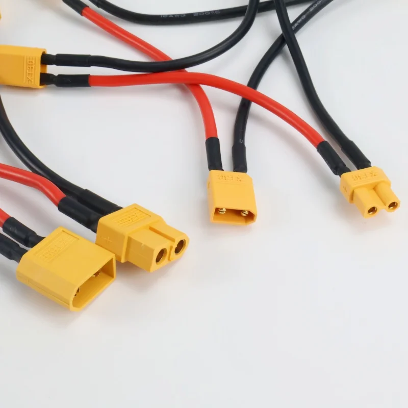 Batterij Adapter Serie Y Vorm Rc Helicopter Aansluitkabel XT30 XT60 Connector Man-vrouw 14AWG/16AWG 10CM
