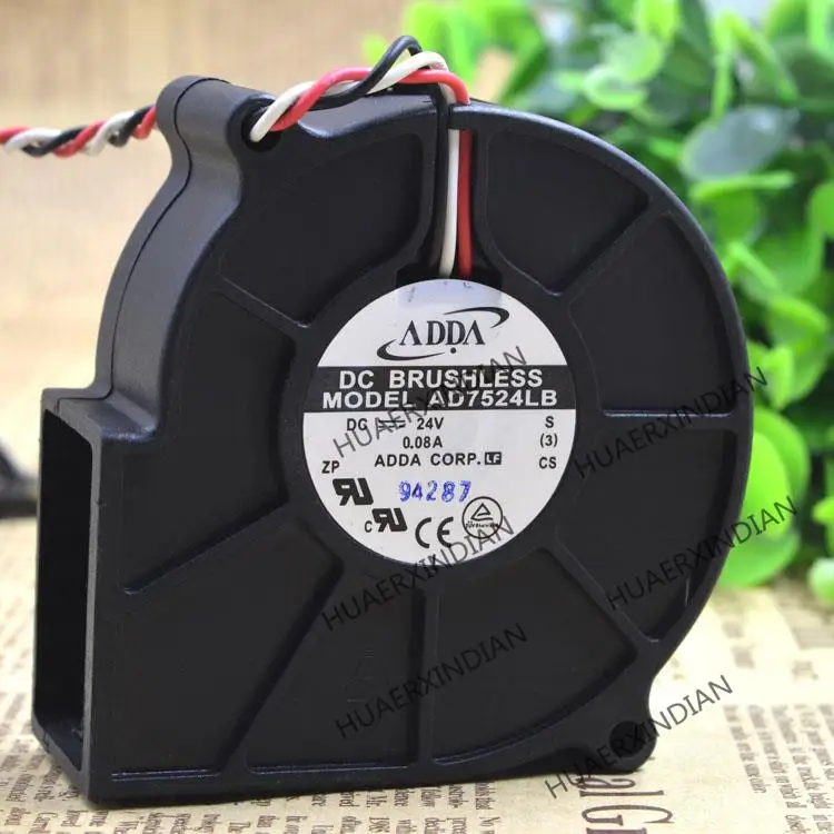 ใหม่/AD7524LB 24V 0.08 7ซม.7530ชุดพัดลมระบายความร้อนชุด