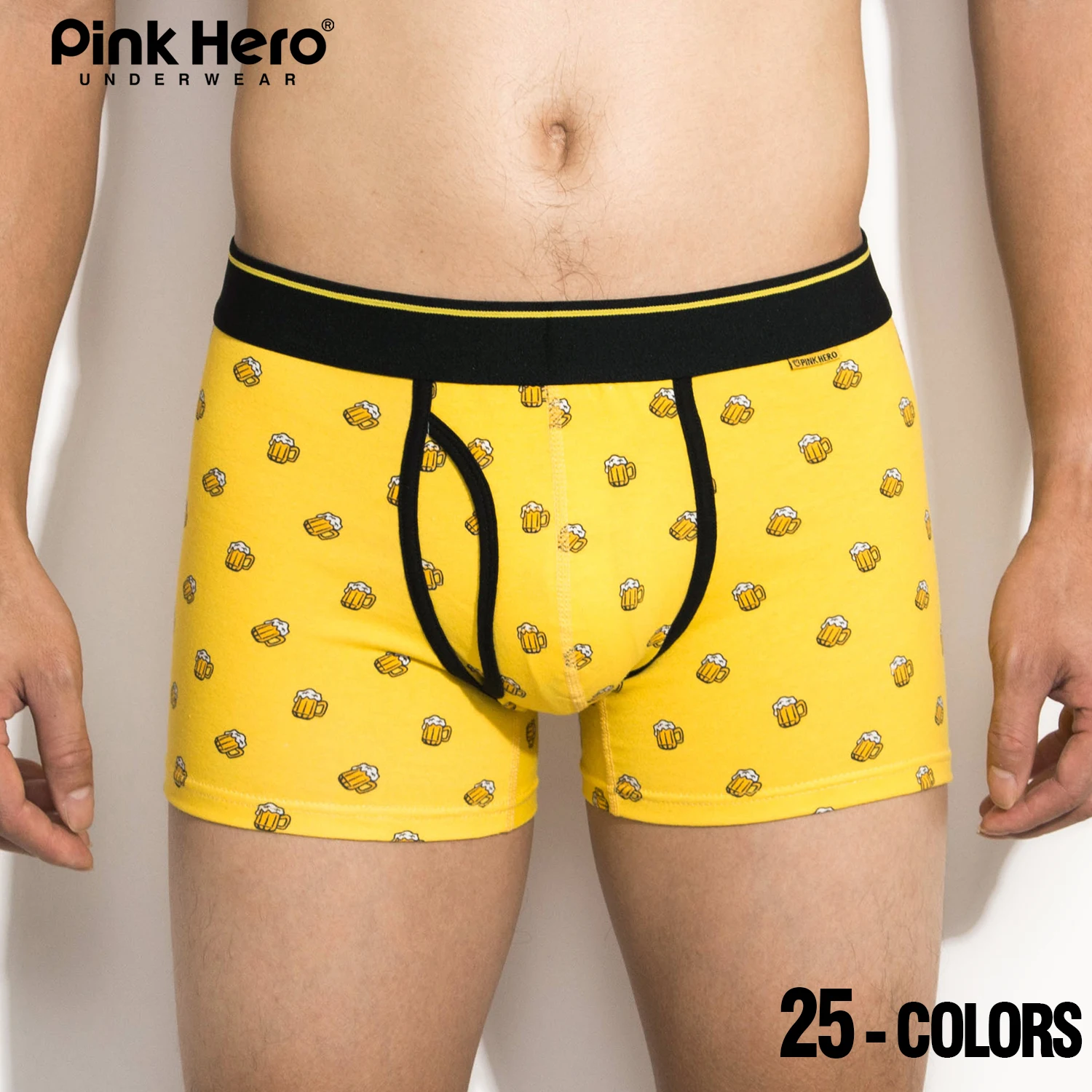 PINKHERO Novelty Original Printing Male Underpants For Men, Comfy And Soft  Cotton Underwear Boxer Briefs And Men\'s Panties