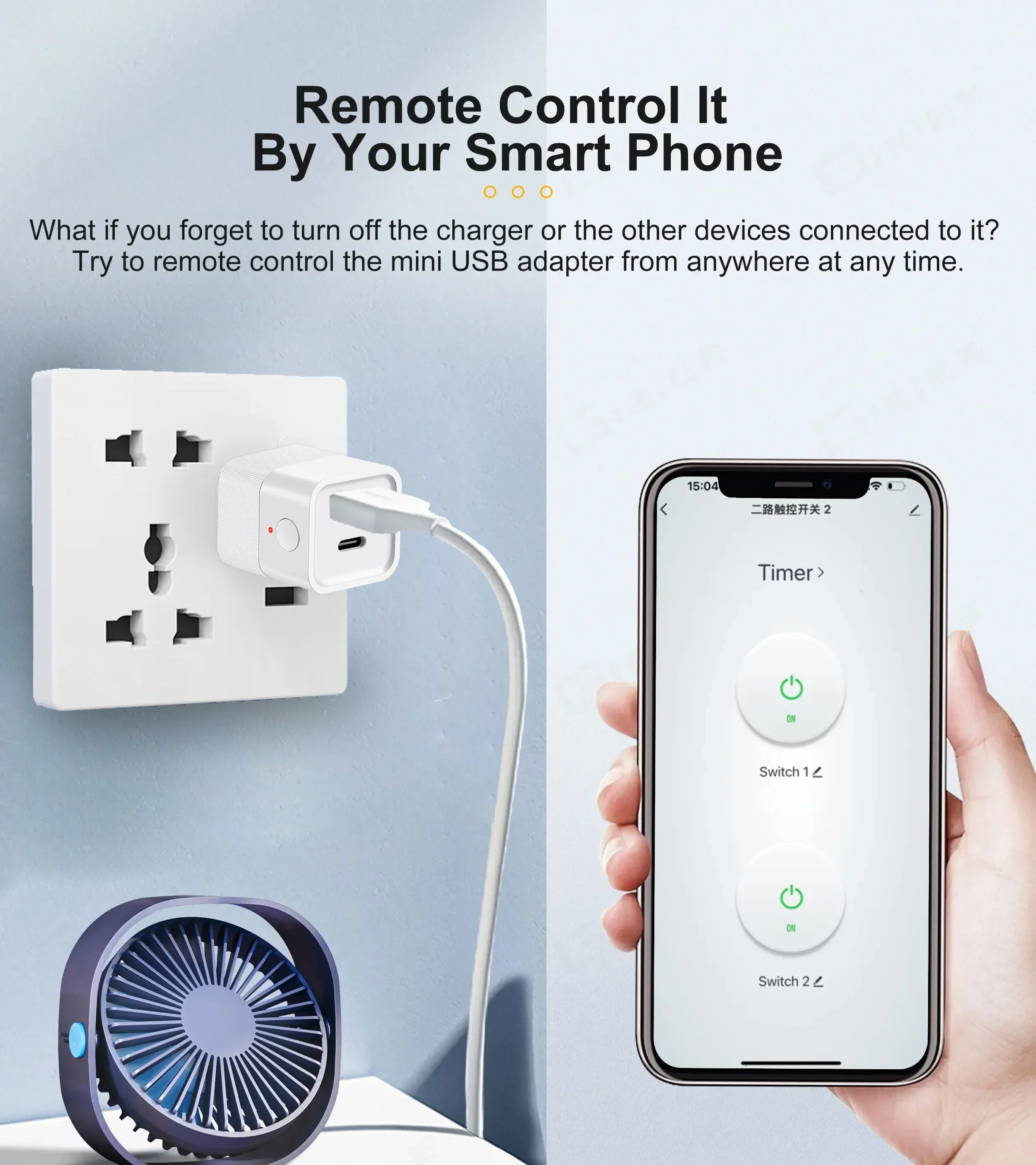 Smart USB Adapter Switch Zigbee 3.0  2 in 1 Mini USB Type-C Power Adaptor Plug Works with Home Assistant Zigbee2MQTT ZHA image 5