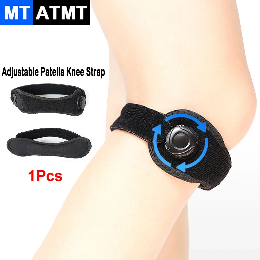 1PCS Adjustable Patella Knee Strap, Design Knob Brace for Jumper’s Knee,Tendonitis & Arthritis – Support for Running, Basketball