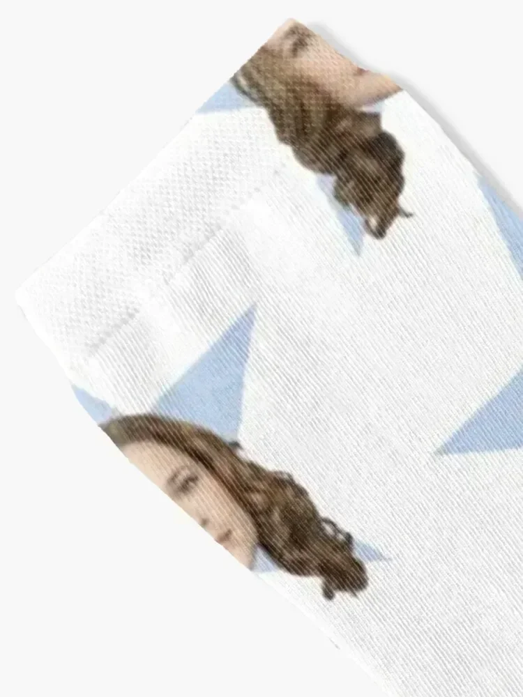 جوارب Pam's Mug Star Socks لكرة القدم مضادة للانزلاق على شكل زهور فضفاضة للرجال من علامة تجارية فاخرة للسيدات #2