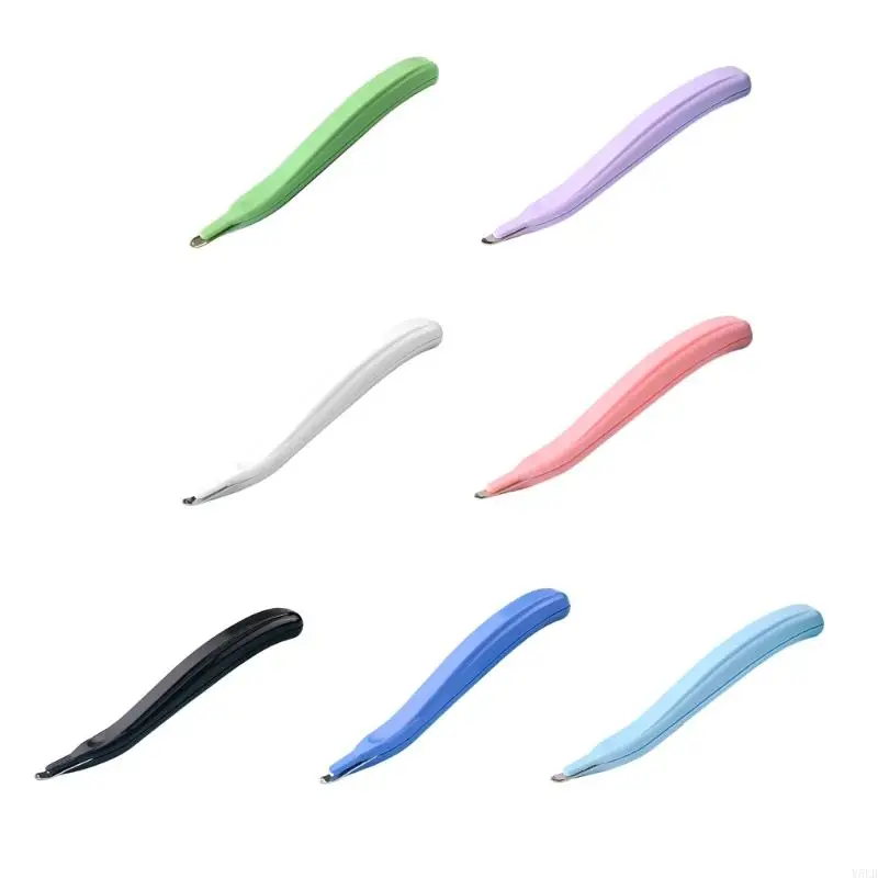 

Y5LB Pack of 7 ABS Metal Magnet Staple Remover Pen Mini Colorful Effortless Tool