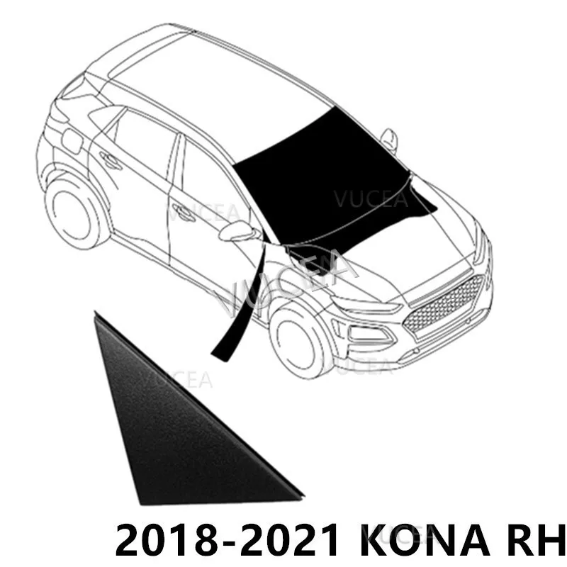 Fender Pillar Trim Molding Right PASSENGR 86190J9000 86190O1000 Fits For Hyundai Kona 2018 2019 2020 2021