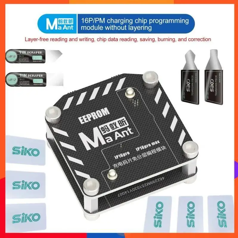 

MAANT Charging Code Chip Programming Module for iPhone 16 Pro Max Mold Non Disassembly Layered Reading Writing EEPROM Programmer