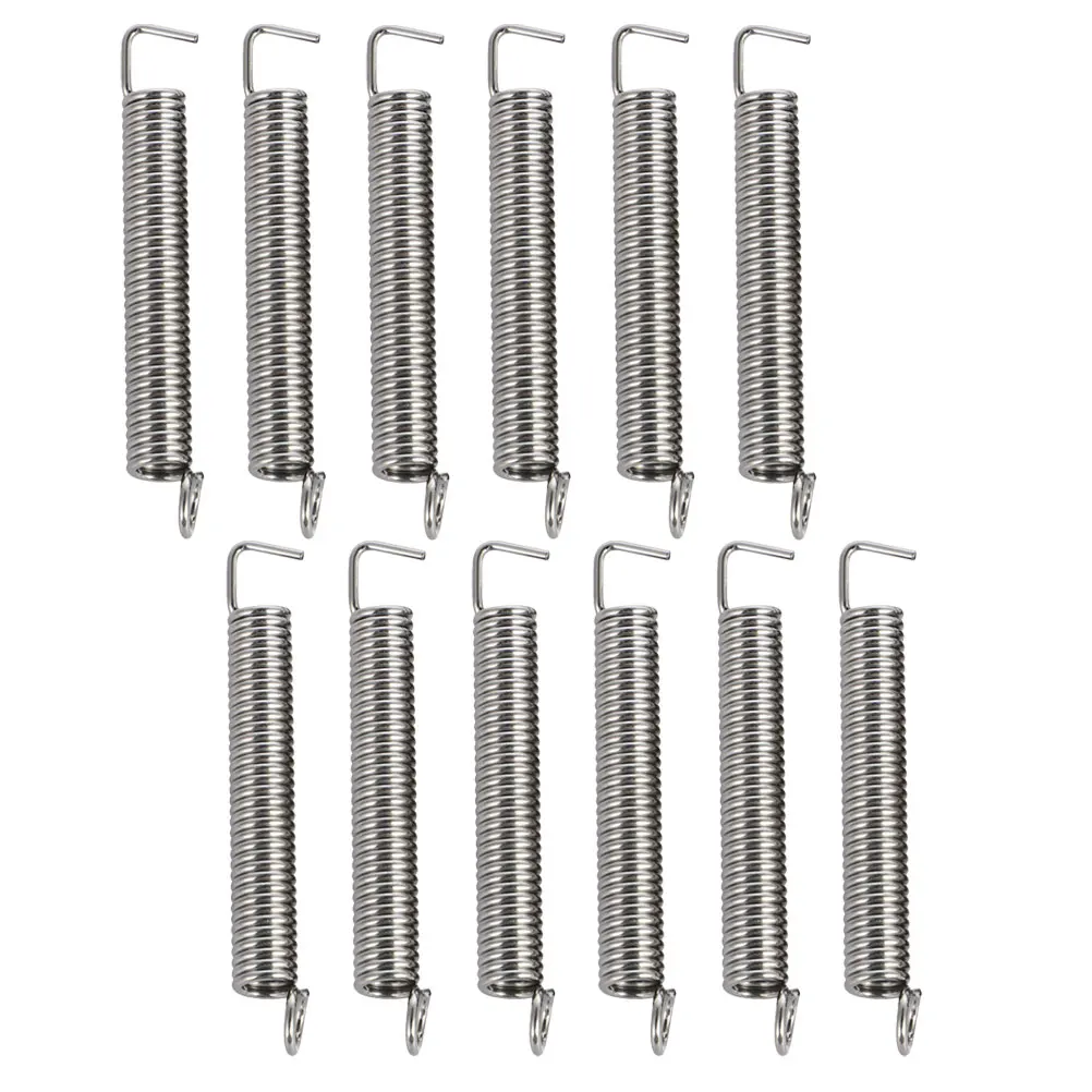 

12 Pcs Electric Guitar Spring Bridge Springs Tremolo Stabilizer Treble Hook Vibrato System