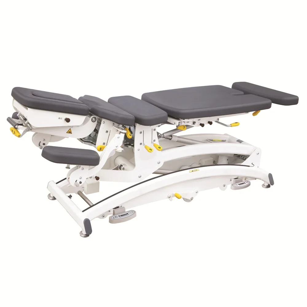 Electric Osteopathic Treatment Metal Mobilization Bed Hospital Furniture Massage Chiropractic Descending Platform
