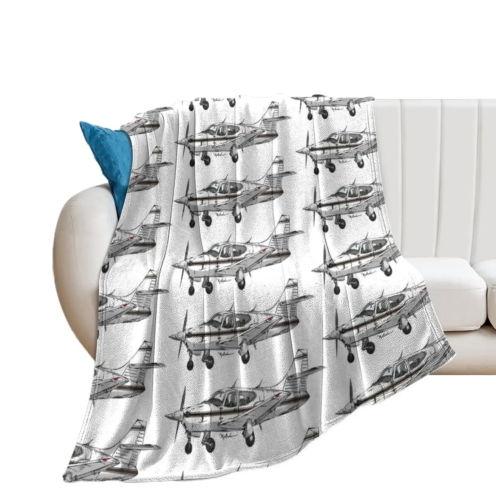 Rockwell Commander CS-DDG Throw Blanket Stuffeds Baby Blankets