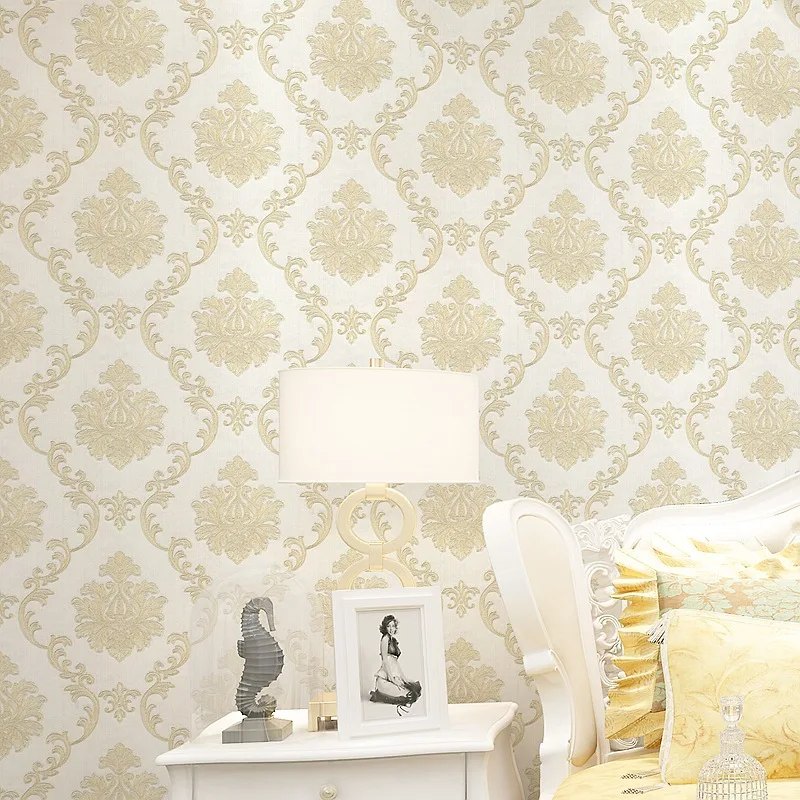 فاخر ثلاثية الأبعاد النمط الأوروبي زهرة كبيرة تنقش خلفية لغرفة النوم غرفة المعيشة فندق المشاريع الراقية ثلاثية الأبعاد الإغاثة ديكور المنزل #2