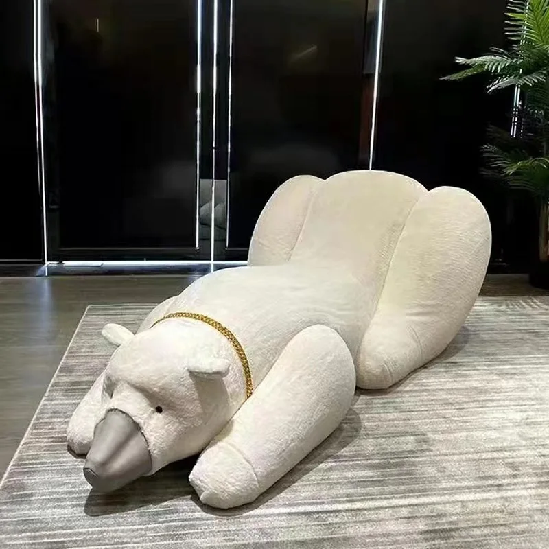 

Italian sofa villa single chair lazy lounge chair