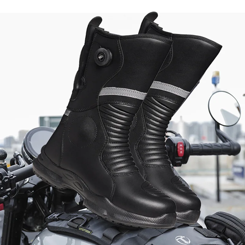 

Motorcycle Travel Boots Motorcycle Riding Boots Non-slip Wear-resistant Breathable Windproof Anti-collision botas para moto