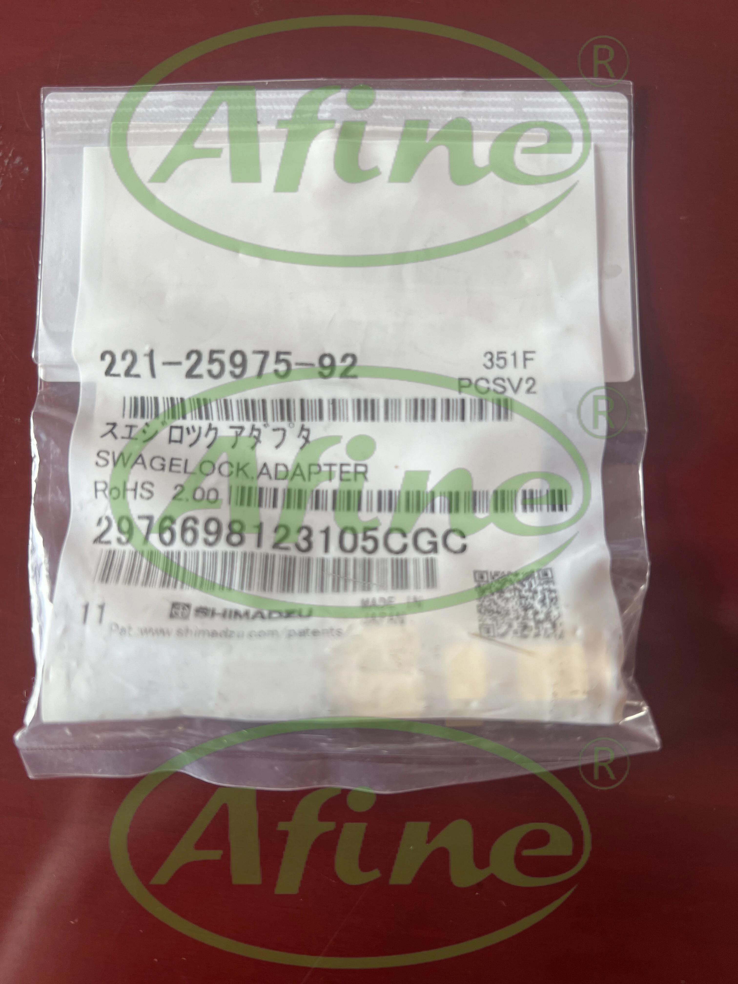 AFINE SHIMADZU 221-25975-92 Connectors MF-TO-1/8