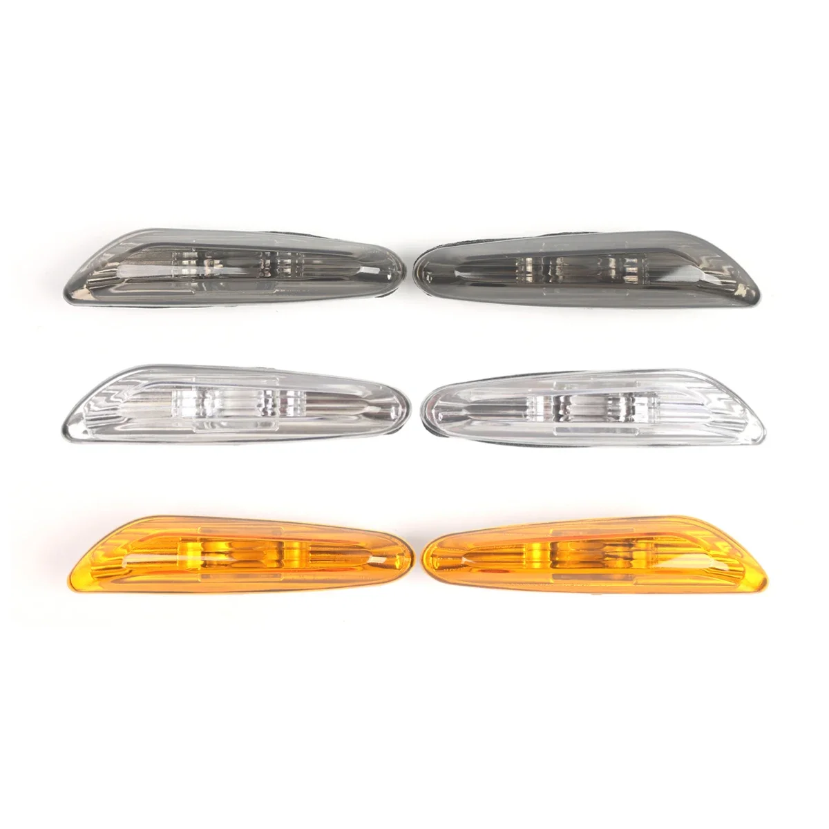 For BMW E46 4DR 2002 2003 2004 2005 63137165915 Without Light Bulbs 63137165916 1 Pair Car Side Marker Light Turn Signals Lamp