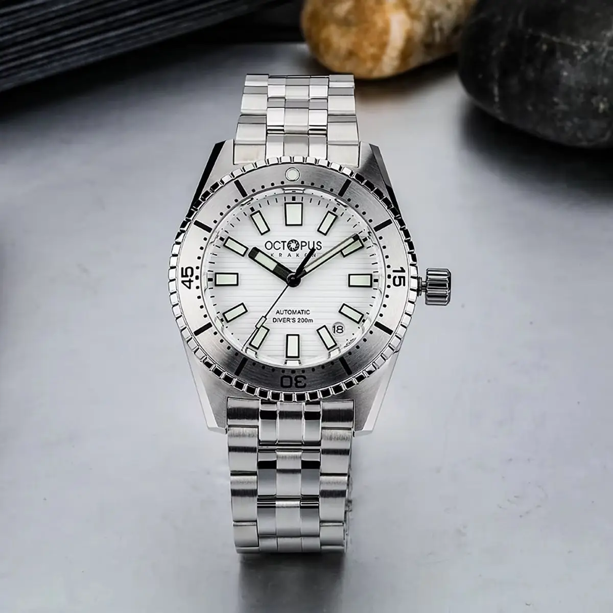 Octopus Kraken 2025 new 39MM men's automatic mechanical watch NH35 sapphire stainless steel diving 20Bar luminous C3 reloj hombr