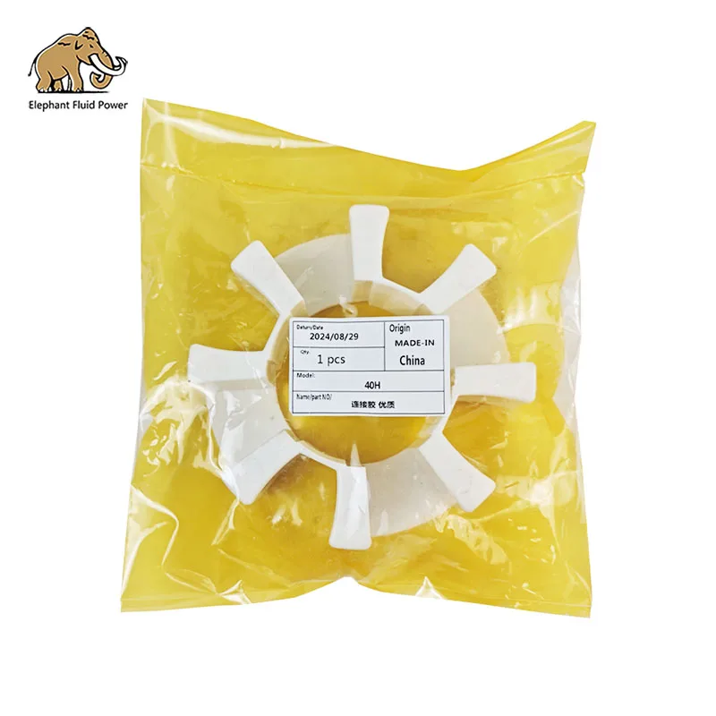 

Низкая цена Детали машин Главный насос Гибкая резиновая муфта 40H Белый