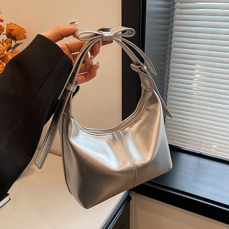 

Высококачественная универсальная однотонная пригородная сумка на плечо, женская сумка через плечо из искусственной кожи, женская повседневная минималистичная сумка для пельменей