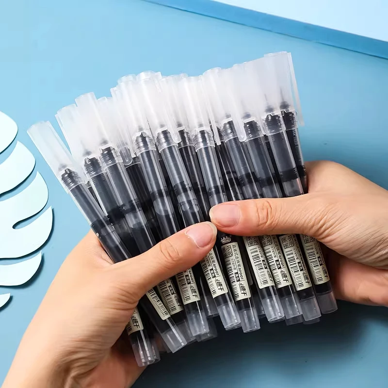 

Ручка-гель White Dot RP007, прямая подача чернил, игольчатый наконечник 0,5 мм, быстросохнущие чернила, защита от разрывов, для экзаменов, в стиле Ins, 40 шт.