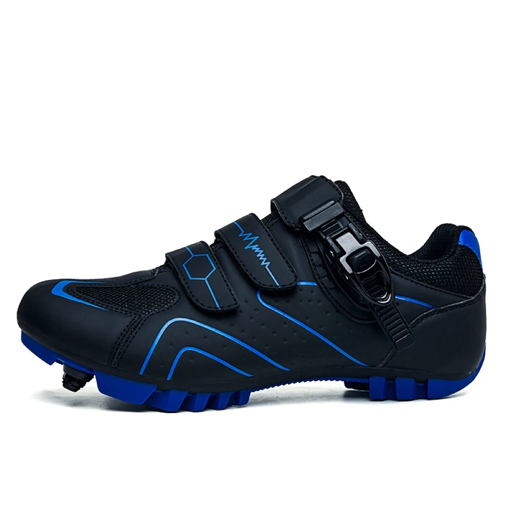 Men's SPD Cycling Shoes, Outdoor Sport No-Lock Non-Slip Breathable Mountain Bike Shoe